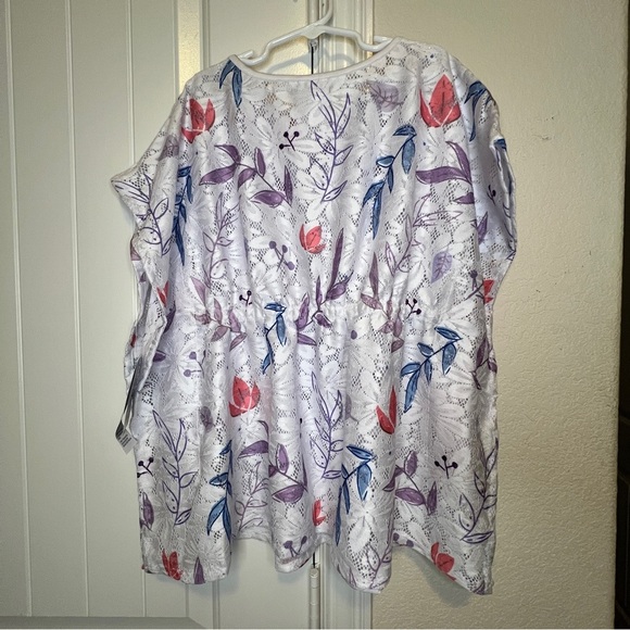 NWT Disney Frozen 2 Cover-Up Floral Leaf Design for Girls, sz 7/8 - Picture 7 of 11